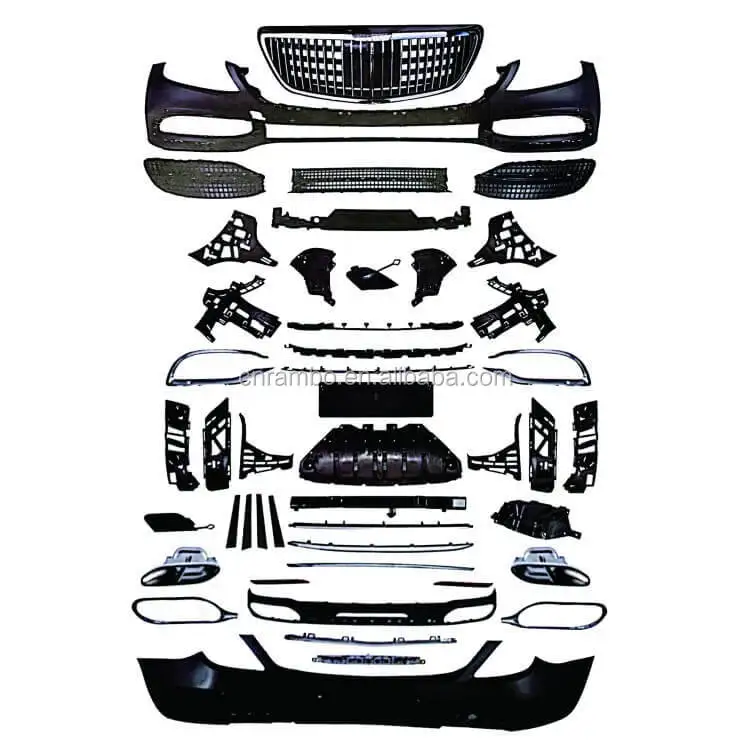 

Upgrade Modification KitW222 S Class Body Kit Front Bumper Grill Parts Diffuser Spoiler Upgrade Kit For Mercedes Benz S CLASS W2