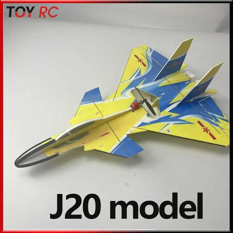 

Remote Controlled Aircraft Mini Version Fixed Wing Glider J20 Fighter Jet Professional Three Channel Children'S Aviation Model