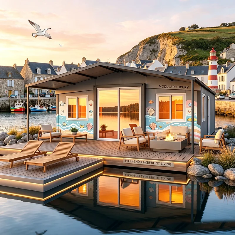 Well Ventilated Expandable Foldable Modular Tiny Home Prefab Container Cabin All Climate Adaptable Living House