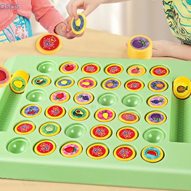 الوجه الشطرنج الذاكرة لعبة الشطرنج لعبة سطح المكتب 36 بطاقة الذاكرة دعابة الدماغ استراتيجية الأسرة لعبة لرياض الأطفال 4 5 6 سنوات من العمر #1