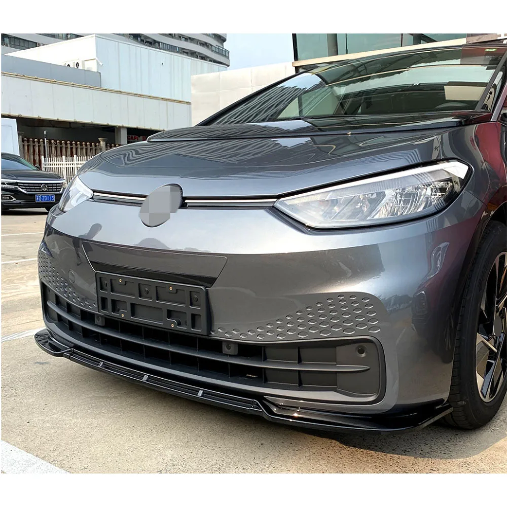 

Front Bumper Lip Chin Spoiler Body Kits for Volkswagen ID.3 2019-2022 ABS Bumper Guard Car Styling Accessories