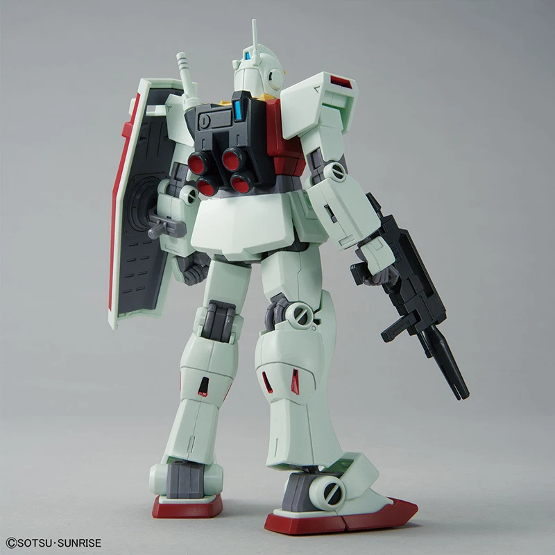 Bandai in Stock Original HG 1/144 THE GUNDAM BASE LIMITED GM/GM Ⅱ/GM Ⅲ SET Action Anime PVC Robot model kit Assembly toy gift