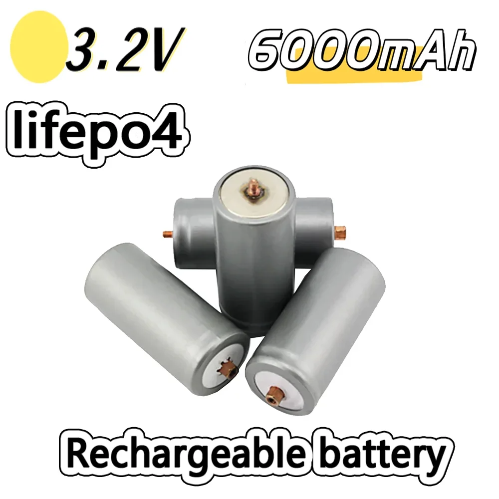 

32650 6000mAh 3.2V Lifepo4 Rechargeable Battery Professional Lithium Iron Phosphate Power Battery with Screw