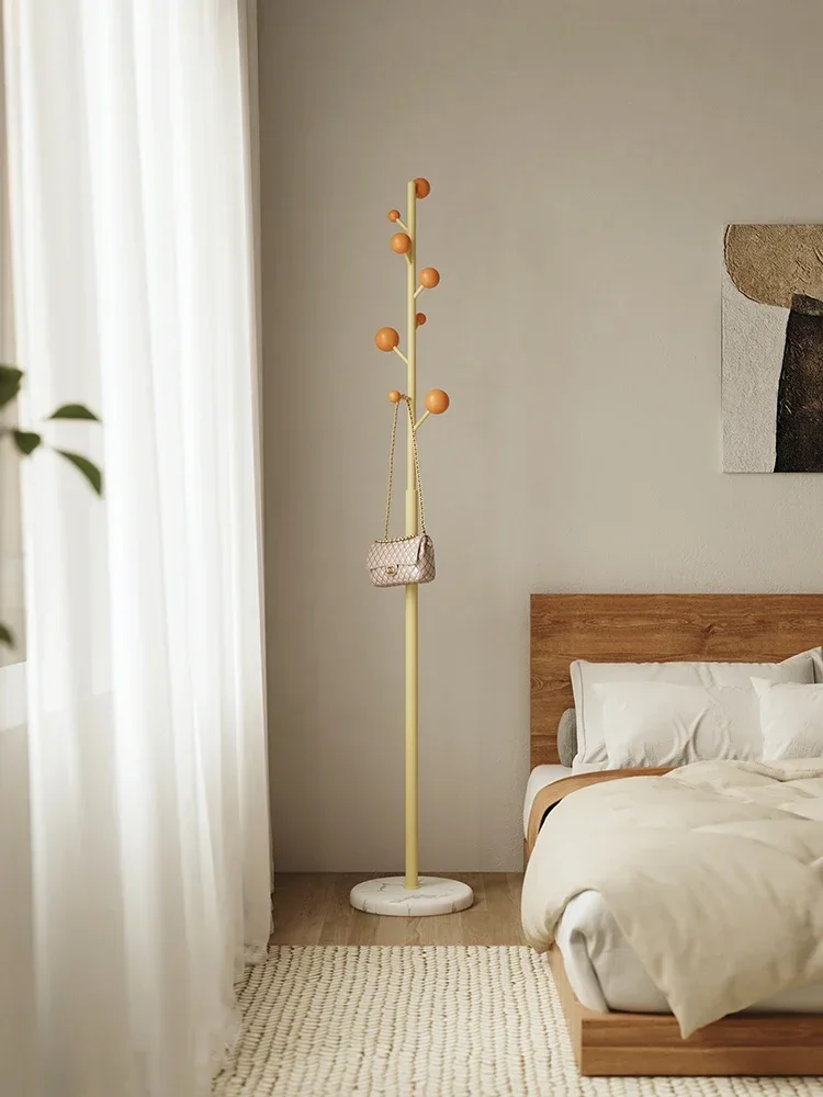 

Light luxury coat rack floor to ceiling bedroom, home living room, simple modern interior hanger, door clothes hanger
