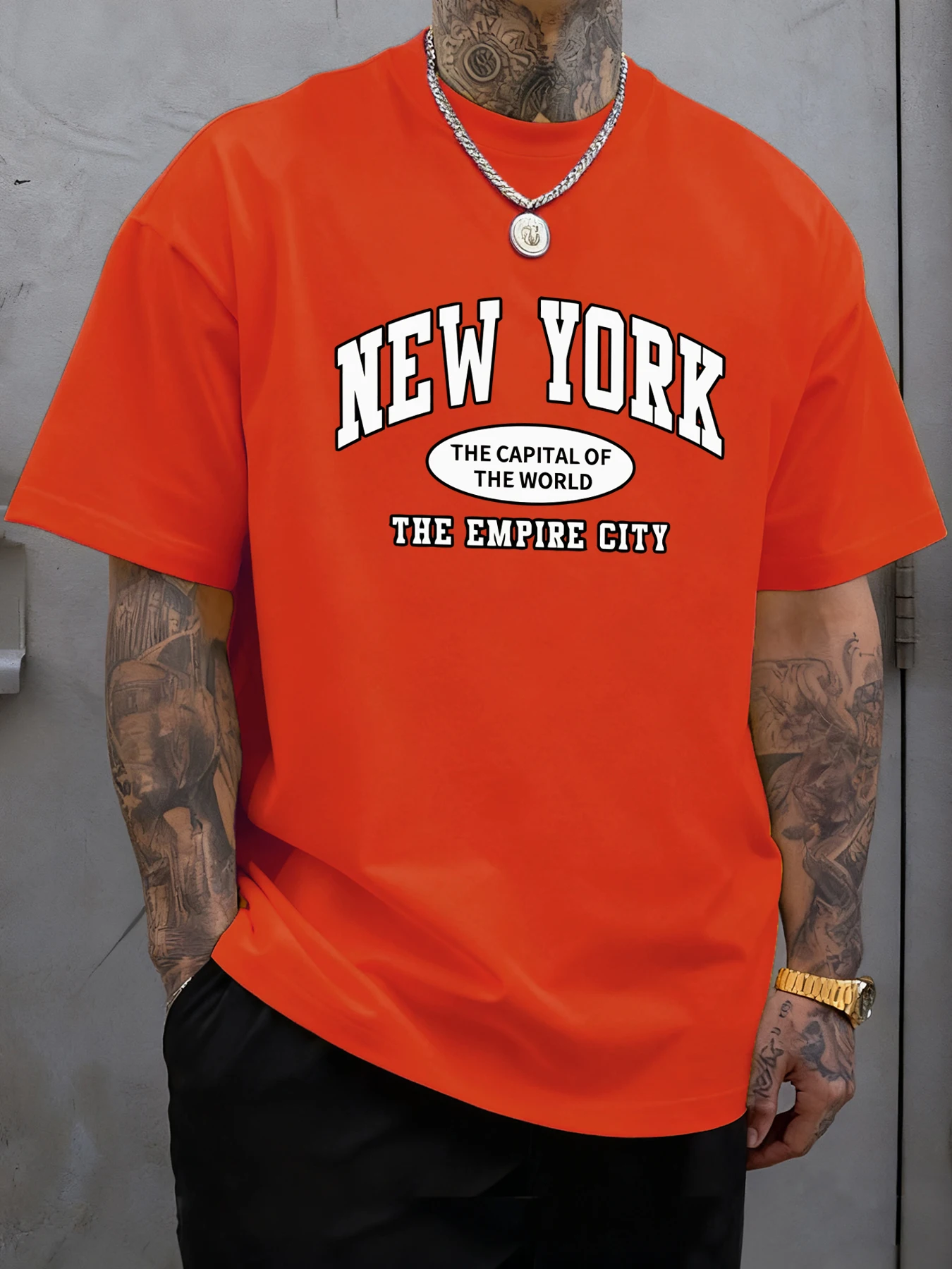 نيويورك عاصمة العالم مطبوعة رجالي تي شيرت لينة القطن تي شيرت ملابس الصيف غير رسمية س الرقبة الشارع الشهير كل مباراة