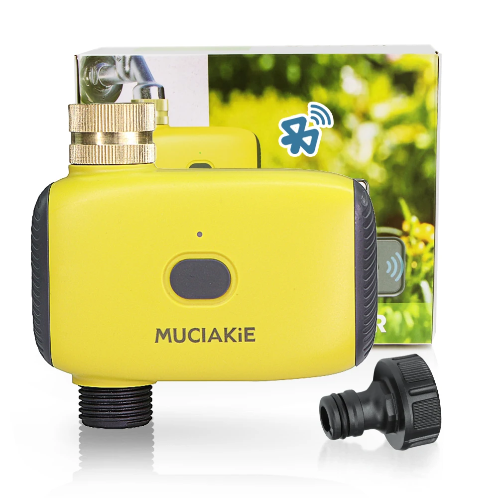 

N369 Bluetooth-compatible Smart Water Timer Alexa Google Control Rain Delay IPX5 Irrigation Controller Single-Zone Garden Lawn