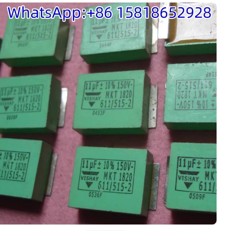 

2 шт., 150 В, 11 мкФ, замена 10 мкФ, немецкая серия ERO VISHAY 1820, медный свинцовый кроссовер, аудио неполяризованные конденсаторы