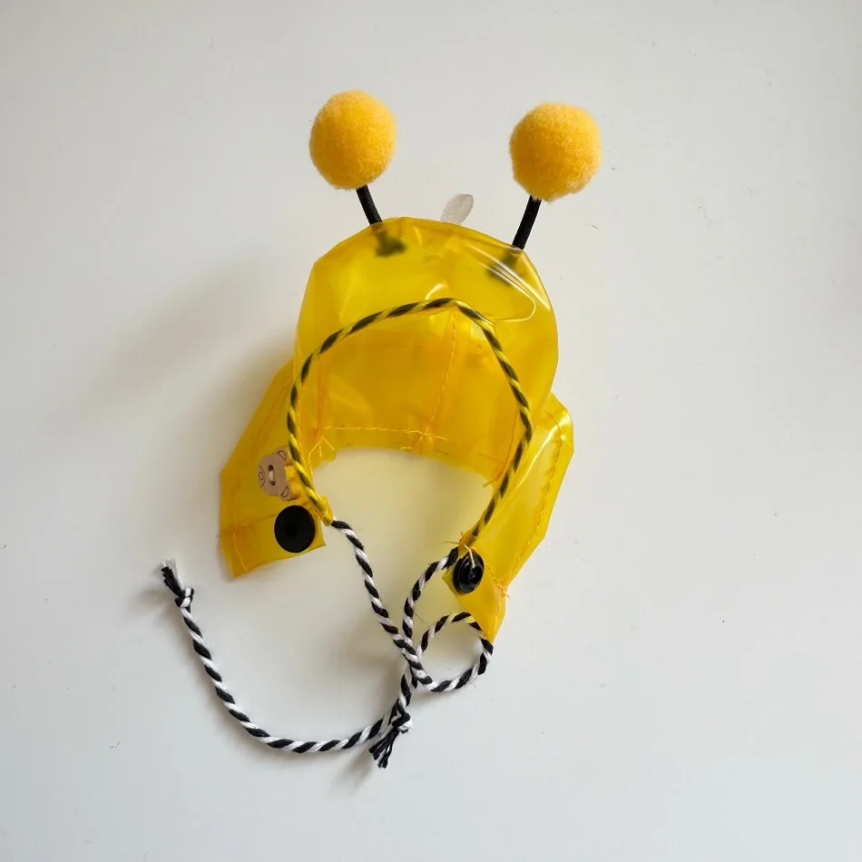 ل 10 سنتيمتر Labubu ملابس دمى Labubu الفينيل دمية ملونة مقاوم للماء في الهواء الطلق معطف واق من المطر تغيير فستان الدمية 4.0 طبعة صغيرة