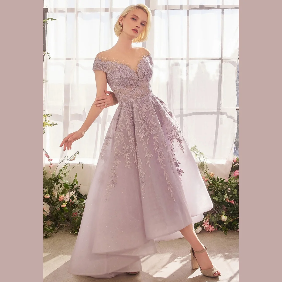 شيك كاب كم فساتين لحضور الحفلات الموسيقية مع يزين الدانتيل الفاخرة الترتر غير النظامية الكشكشة فساتين الخطوبة مهرجان جمع فستان