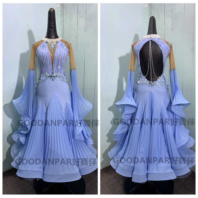 Waltz Ballroom Dance Dress Women Competition  Dance Ballroom Dancing Costume standard dance dress women competition 2024