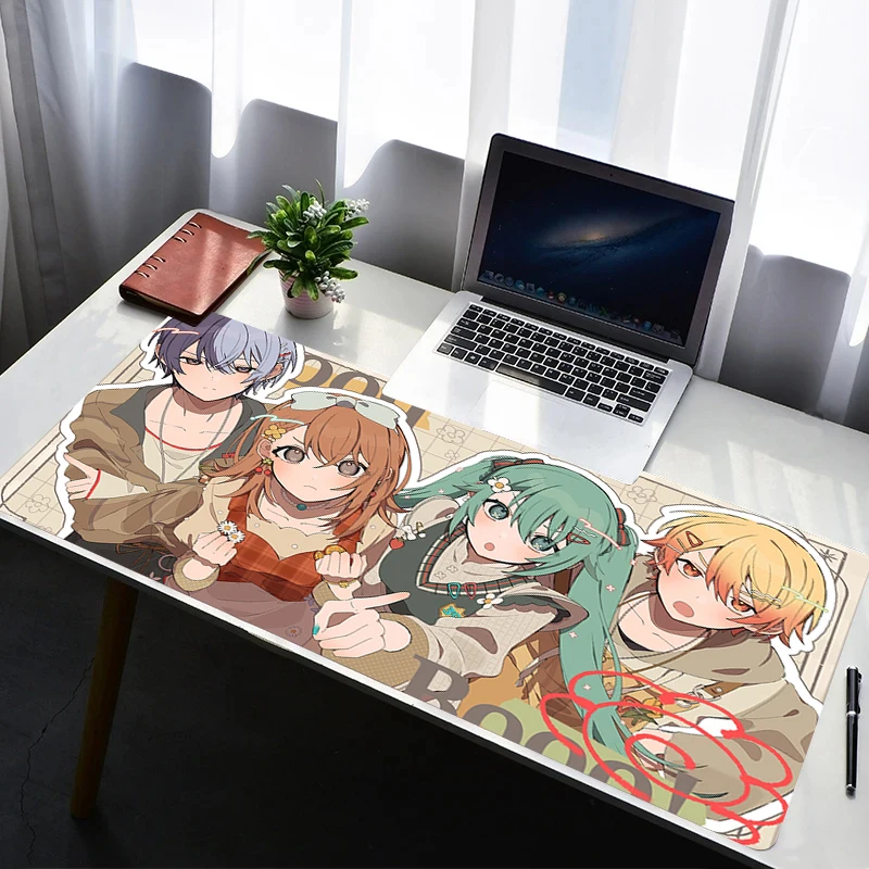 

Mouse Pad Office PC Gaming Accessories Keyboard Pad Anime P-project Sekai Stage Nightcord Print Mousepad Laptop Desk Mouse Mat