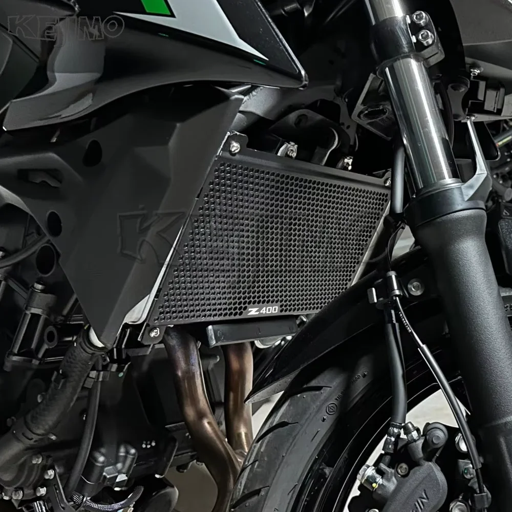 For Kawasaki Z500 Ninja 500 Ninja500 SE ABS 2026 2025-24 Motorcycle Radiator Guard Grill Cover Water Tank Cooler Bezel Protector