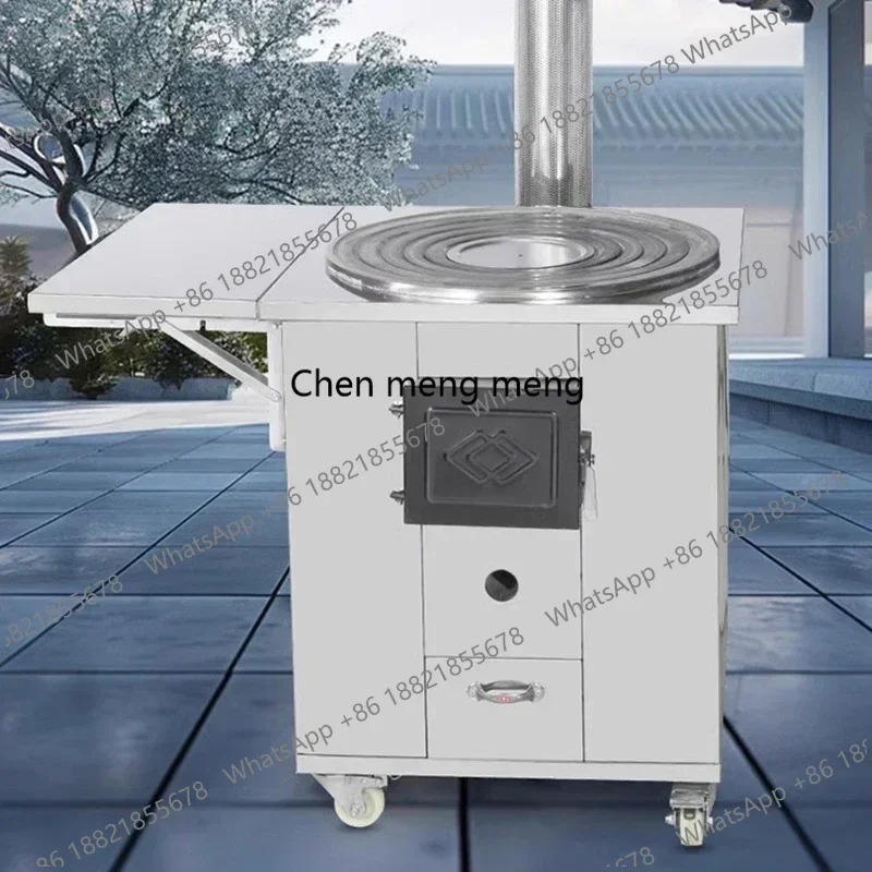 

American Village Patio Heaters Barbecue Grill Multifunction Heating Firewood Stoves Mini Velo with Ovens Garden Aquecimento