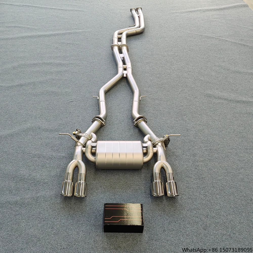 

Stainless Steel Catback Muffler Exhaust System for F80 F82 M3 M4 Valvetronic Exhaust with tips