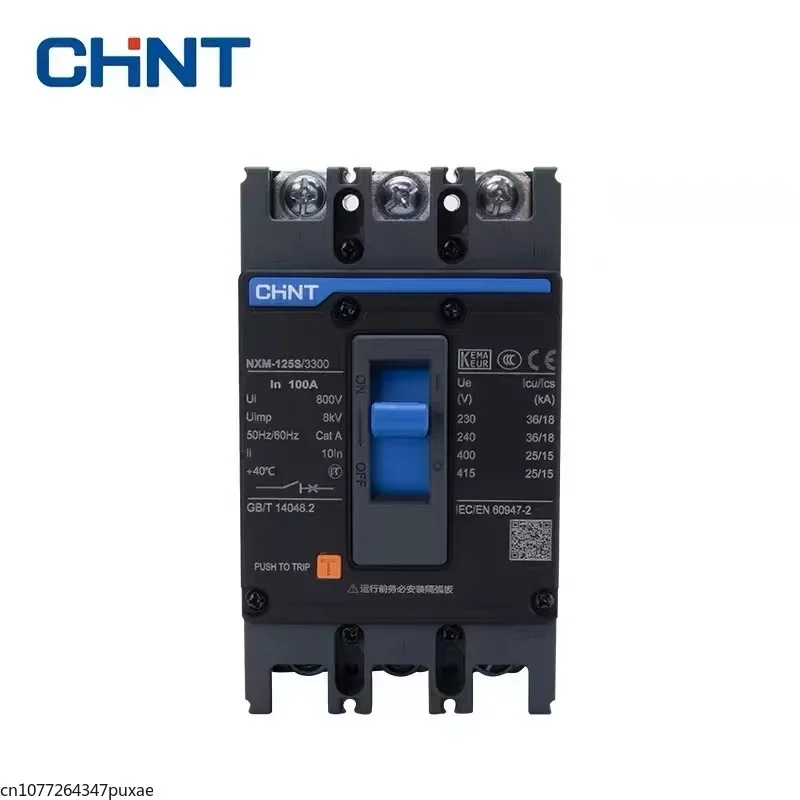 

CHINT 10A-630A MCCB NXM Series 3P 4P Molded Case Circuit Breaker EZC100 NSX100 NSX100F EZC100F EZC100H 100A 125A 250A 630A