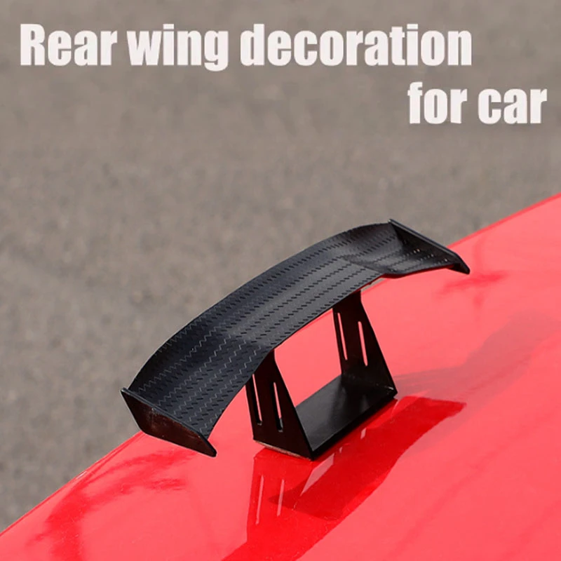 Universal Car Tail Wing Decorative Vehicle Mini Rear Wing Decorate Small Tail Rear Wing Auto Modification No Punch Car Accessory