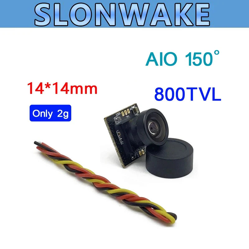 SLONWAKE 5.8g FPV Camera CMOS 800TVL Mini FPV Camera Power 5V PAL 150 degre viedo camera adjustable For RC FPV Racing Drone