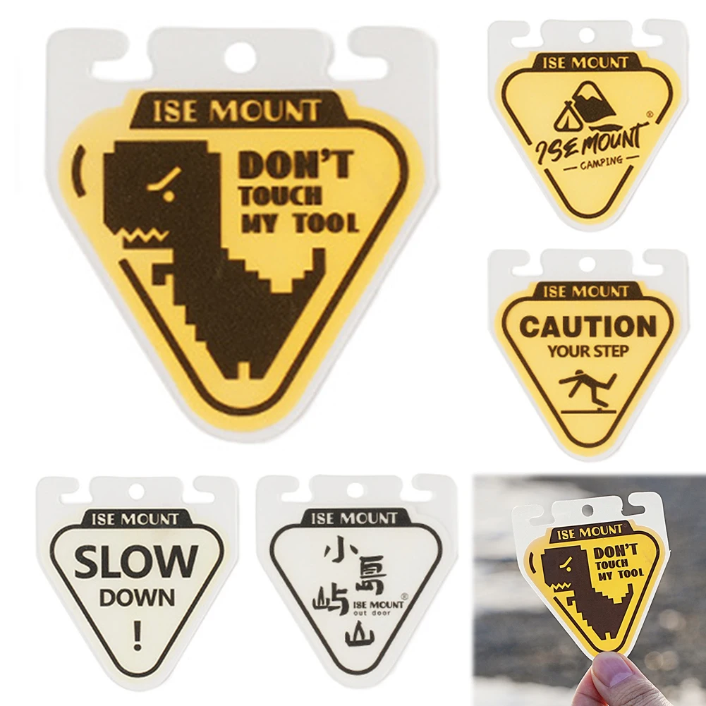 Outdoor Camp Tent String Rope Warning Lights Water Resistant Wind Rope Warning Light Riding Safety Signal Light