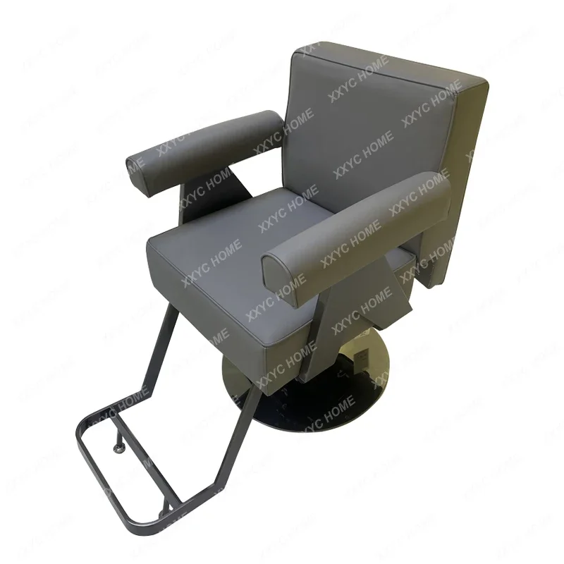 

Высококачественное вращающееся парикмахерское кресло для специальной парикмахерской, модное кресло для парикмахерской, можно поднять электрически, завивать