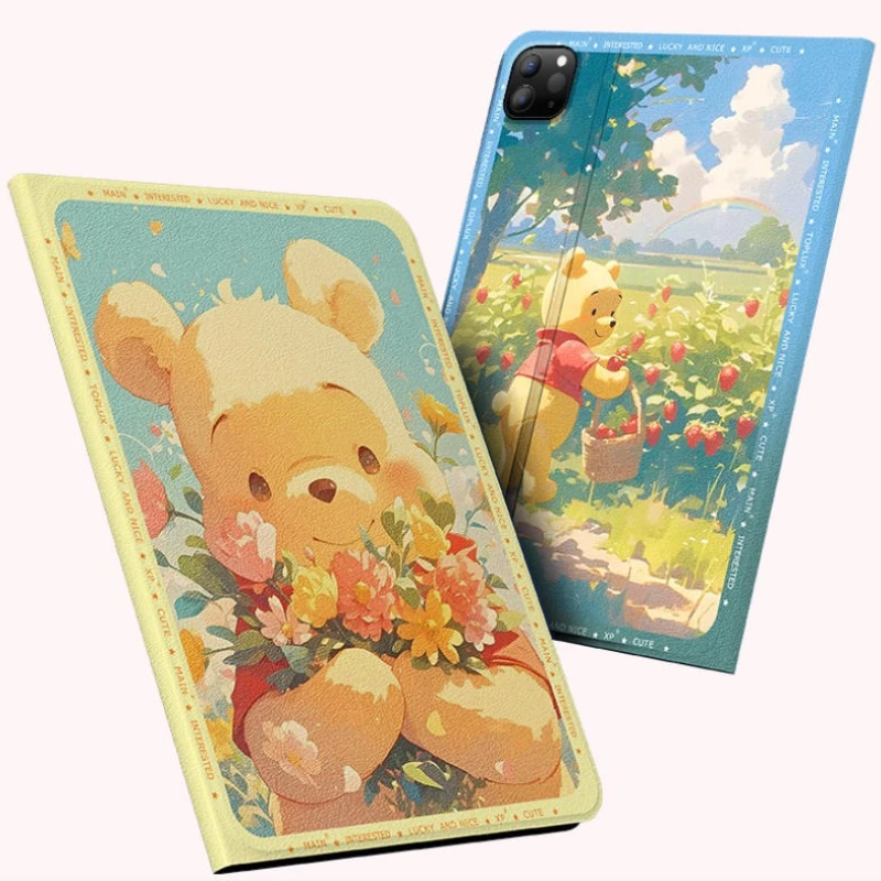 

Winnie the Pooh For iPad Case ipad 8 9 10 10.2in Air 4 5 10.9in M2 M3 A16 11in Protective case Pro 4 5 6 12.9in M4 Tablet Cover