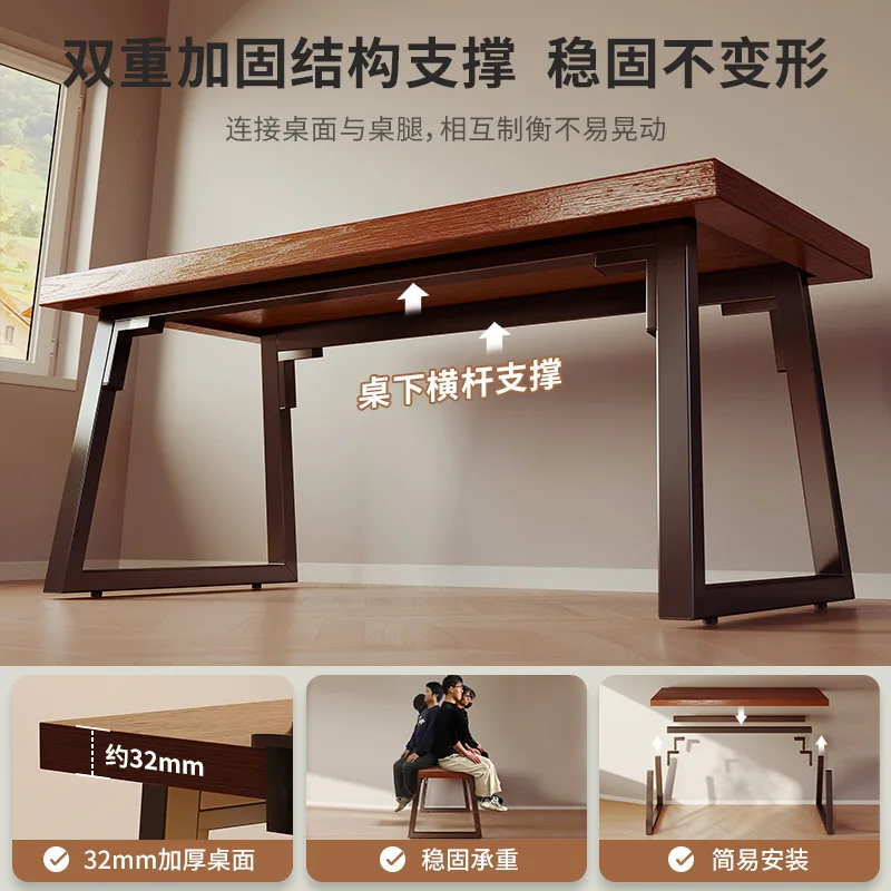 Computer Desktop home desk Double bedroom Solid wood table Gaming table Learning and writing desk Workbench