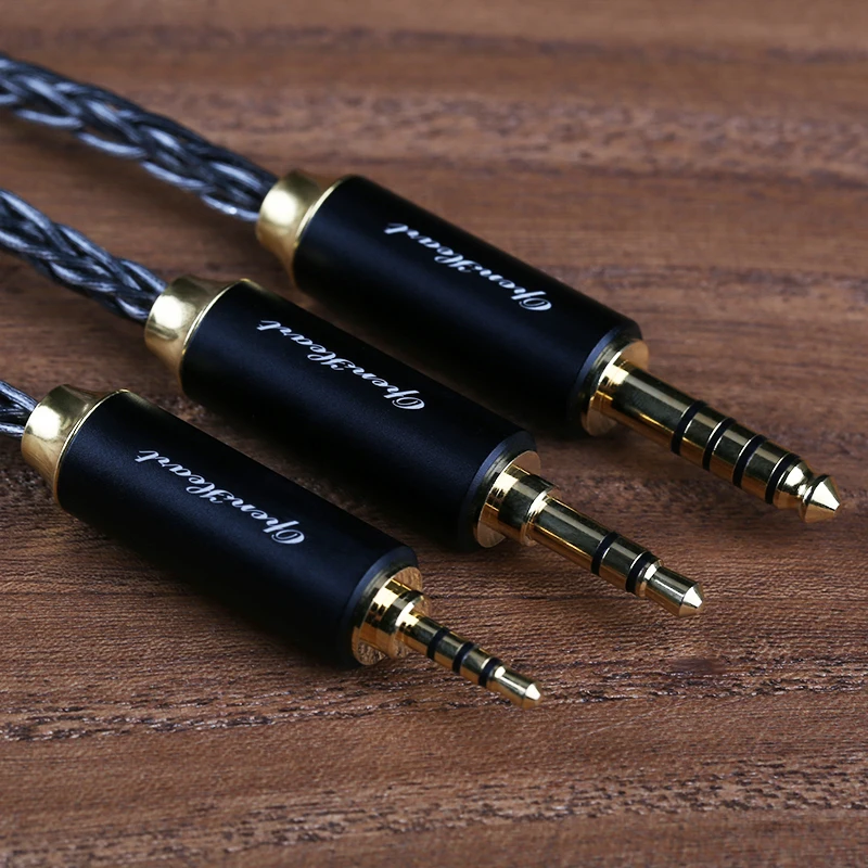 Кабель-переходник OPENHEART от 4,4 до 2,5 мм до 4,4 мм 3,5 мм «папа-мама-папа» 8-жильный кабель из серебристо-медного сплава