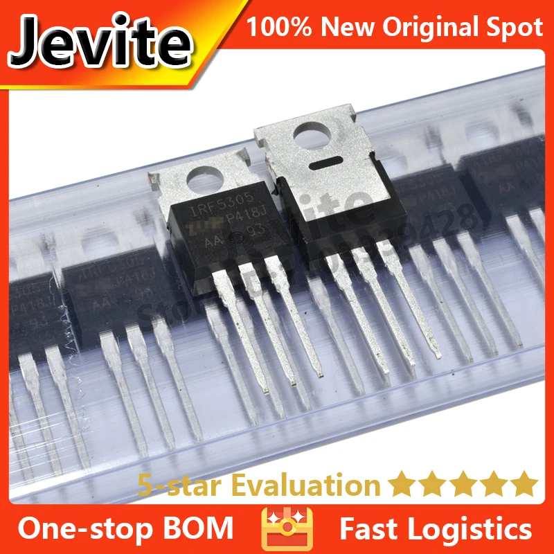 

Jevite 100% New Original electronics Controller IRF5305PBF 55V 31A TO-220 POWER MOSFET transistor