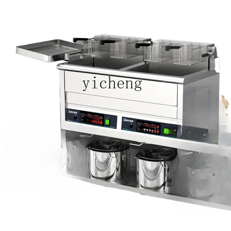 ZK Electric Fryer Commercial Large Capacity Deep Frying Pan Intelligent Constant Temperature Oil Stick Machine