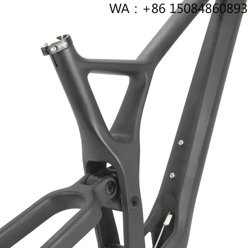 Рама для горного велосипеда 29er 27.5", карбон, подшипник BSA и ось 148 мм.