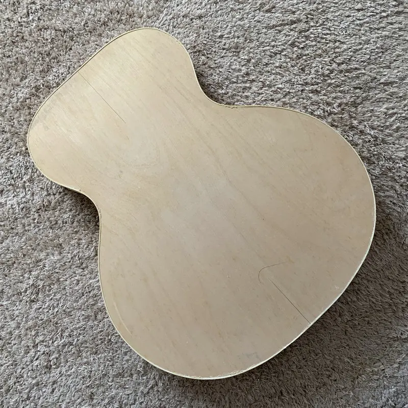 Double F holes Jazz Guitar Body Unfinished Hollow Body Right Hand Maple Wood for DIY &Guitar Replacement  AB248