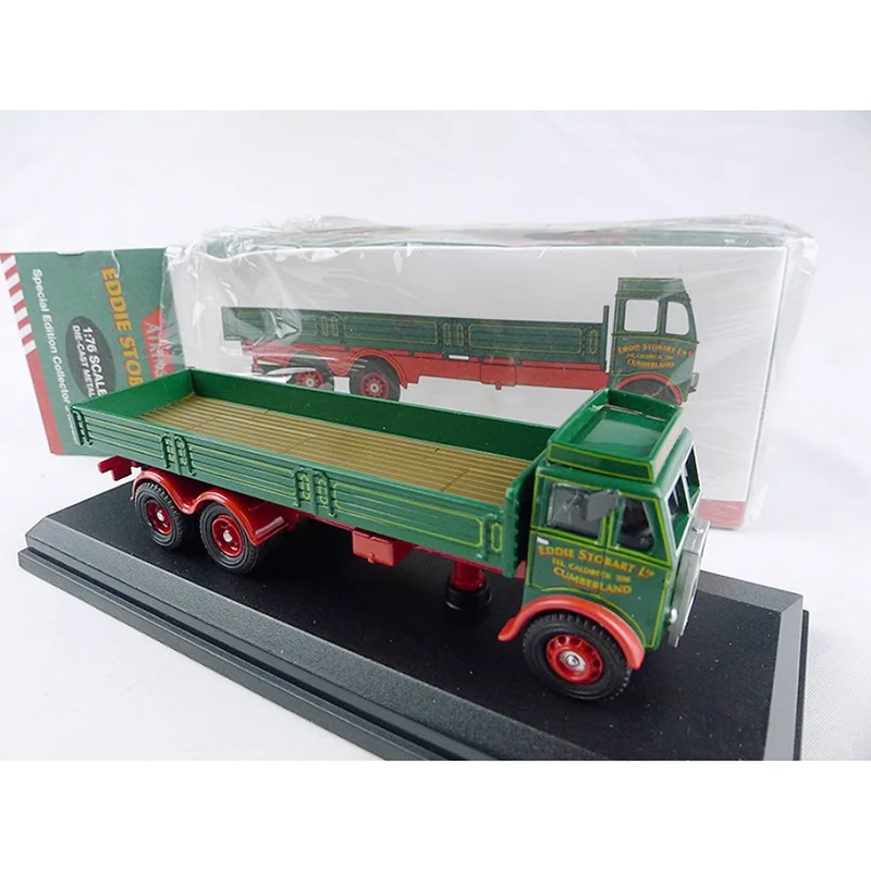 أكسفورد دييكاست 1:76 مقياس 3 محاور لاقط الحاويات شاحنة سبيكة سيارة نموذج الهدايا التذكارية جمع الكبار هدية عيد العرض