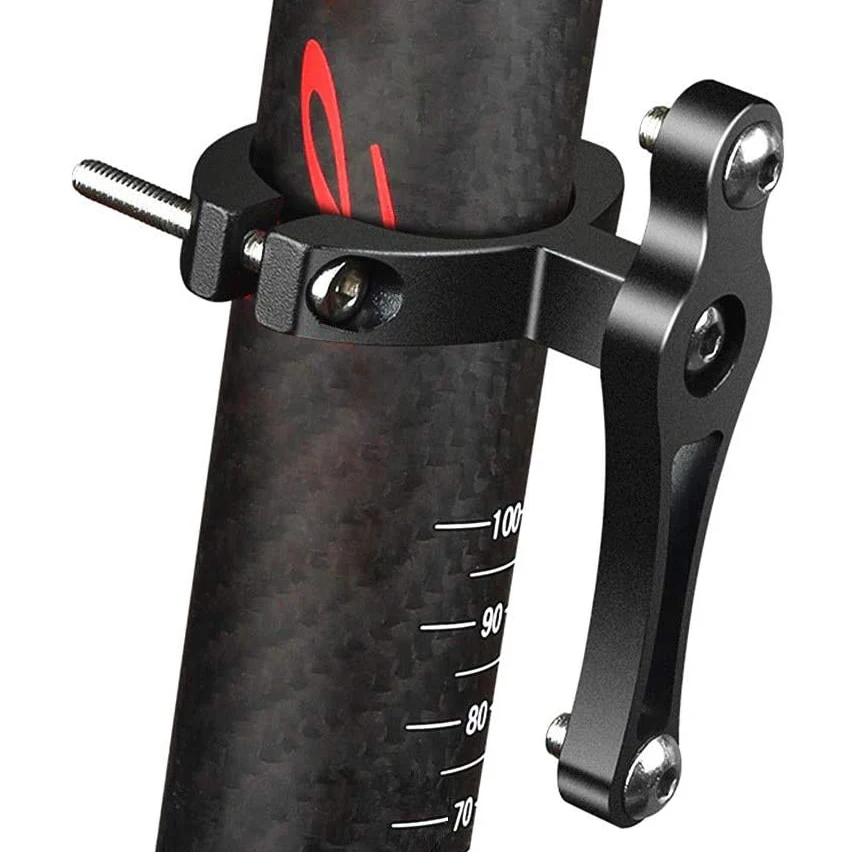 Bicycle MTB Water Bottle Clip Cage Holder Clamp Handlebar Bracket Mount Seatpost Handlebar Front Fork Frame Tube,Black M