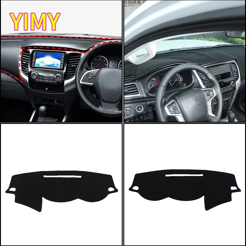 

Polyester Dashboard Cover Carpet Cape Sun Shade Pad Carpet mat Suitable for Mitsubishi Triton/L200 2015-2020