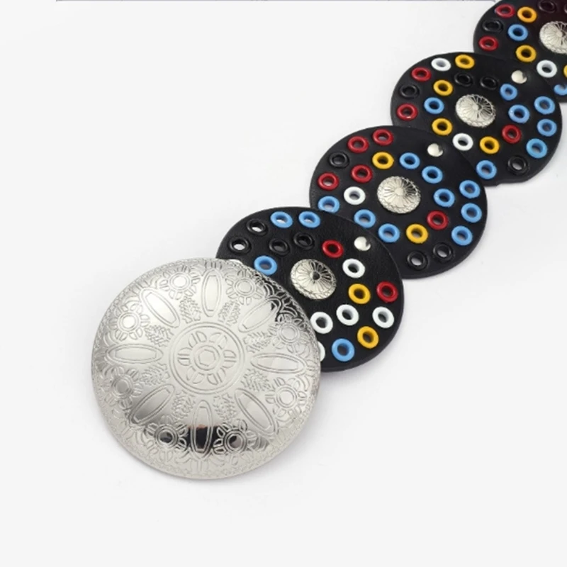 A2ES Schijven Tailleriemketting met Grommet Feestkostuum Sexy Metallic Sieraden voor Jeans Lichaamssieraden voor Vrouwen Hete