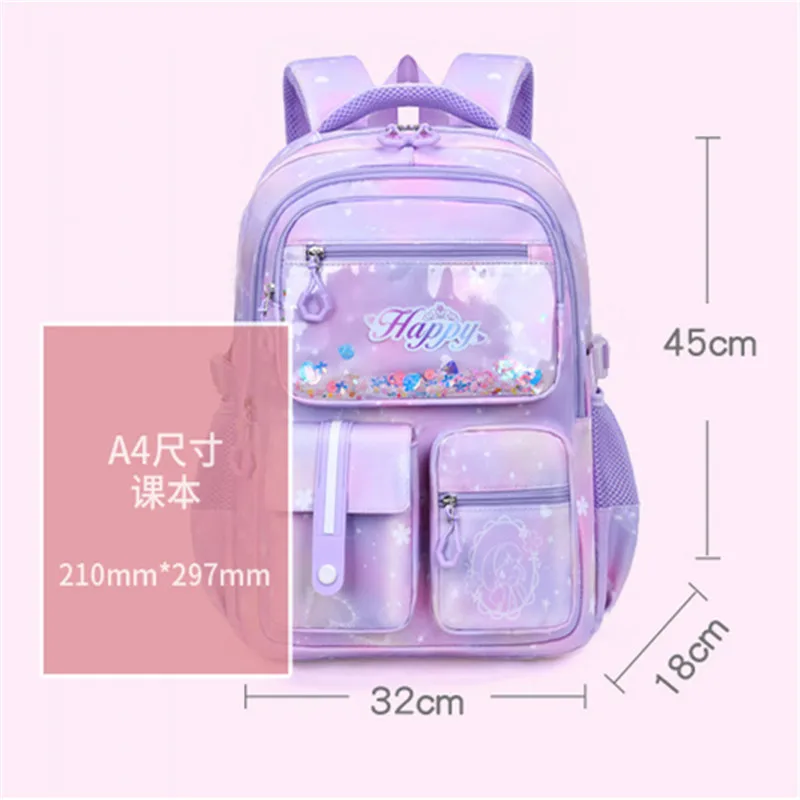 Sac à Dos de Voyage Coloré pour Fille, Cartable d'École Primaire, observateur Kawaii, Sacs Imperméables, Cadeaux Mochilas, 2024