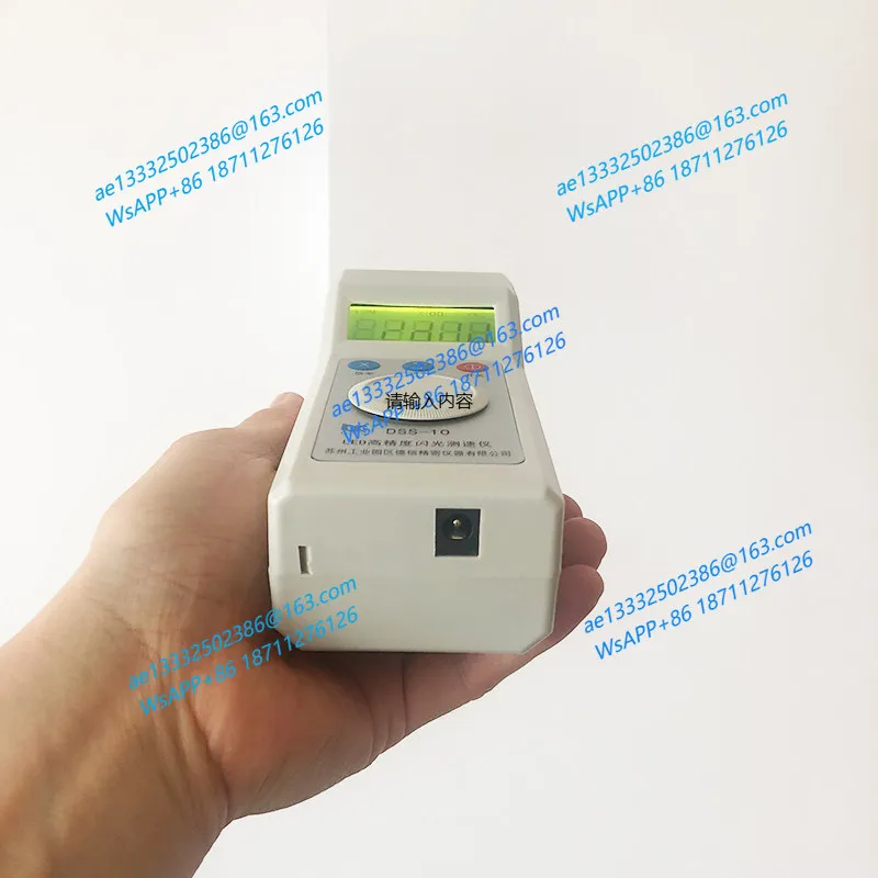 Rechargeable DSS-10 tachometer LED flash speed stroboscopic instrument motor fan printing textile Dexin Litong