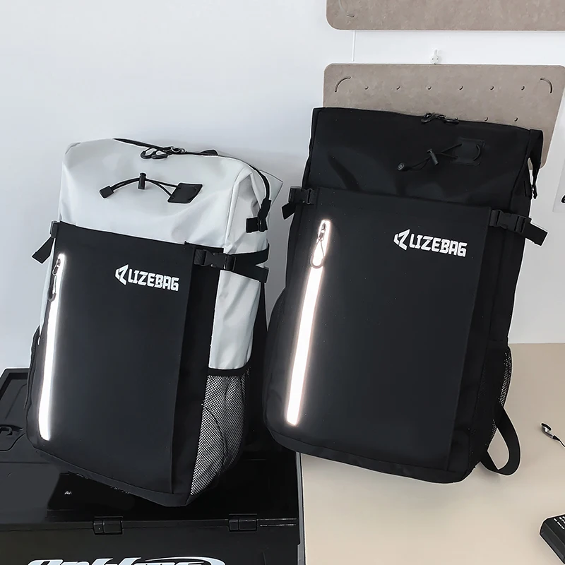 Outdoor Tennis Badminton Rackets Backpack Sports Training Hiking Camping Gym Fitness Reflective Shoes Pack Bag Large Travel Bags