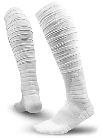 1pair Men's Football Socks, Breathable Sweat-absorbing Sock For Super Foot Bowl