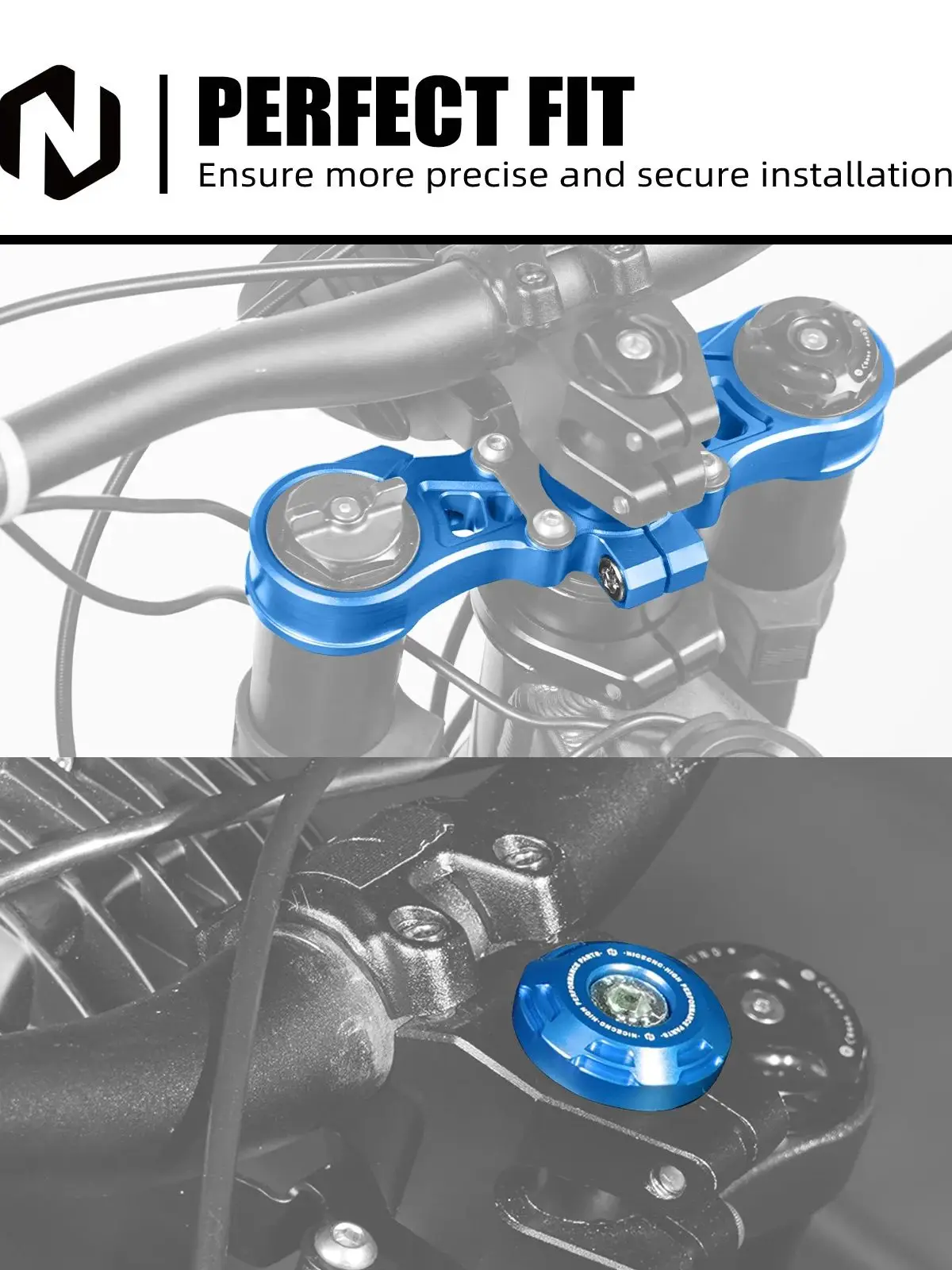 AliExpress NICECNC For Surron Light Bee X Sur-Ron Light Bee S Upper Triple Clamp Top Link & Front Fork Suspension Core Electric Dirt Bike