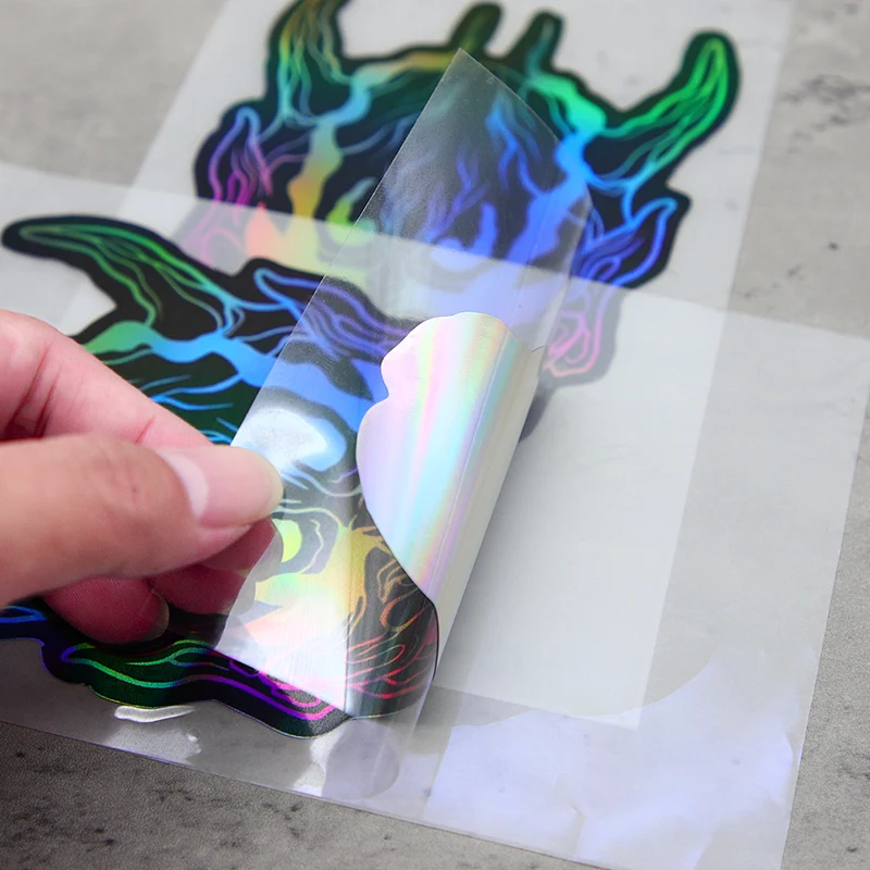 1PC Colorful Oni Mask Decor Stickers, Japanese Culture - Inspired, Perfect for Customizing Rides/Items, Unique Style