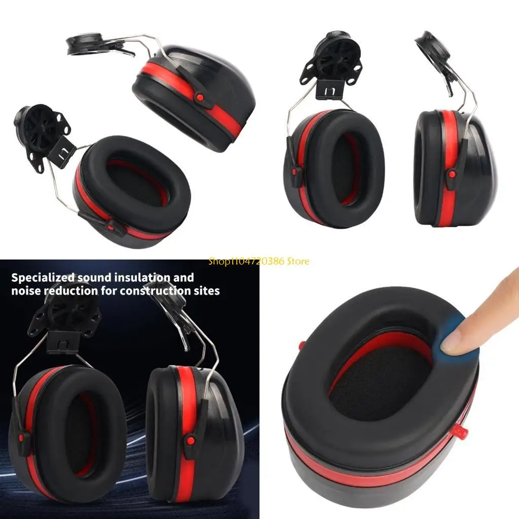

K0EA Ergonomic Hard Hat Hearing Protective Ear Muffs Noise Reduction For Logging Mining Maintenance Industrial Maintenance