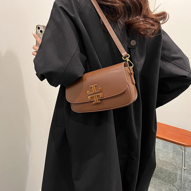 กระเป๋าสะพายข้างสายโซ่ผู้หญิงหนัง PU คุณภาพสูง กระเป๋าสตางค์สำหรับงานปาร์ตี้สุดอินเทรนด์ กระเป๋าสะพายไหล่ผู้หญิงแบบคลาสสิกและสะดวกสบาย