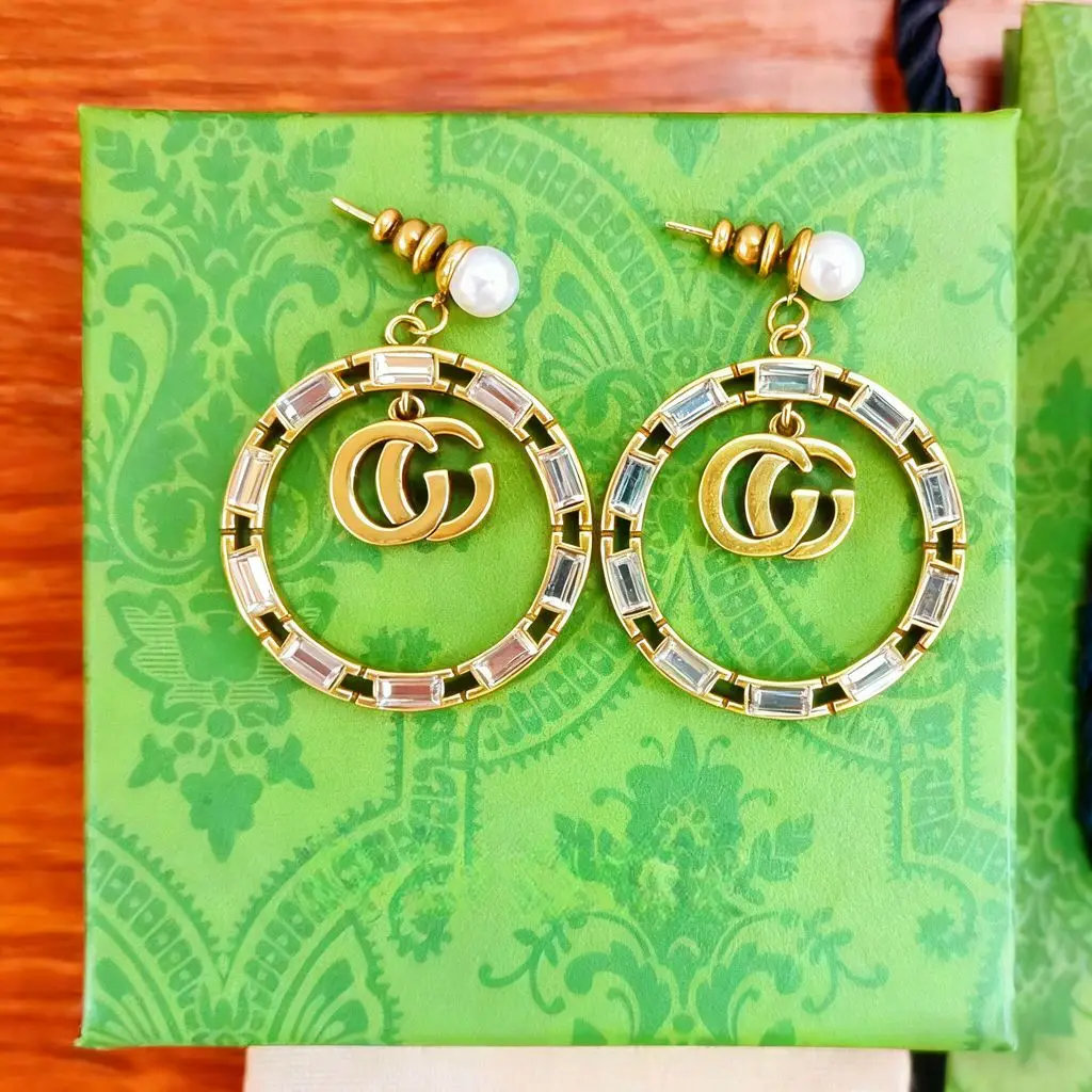 

Винтажные серьги-кольца с жемчугом и кристаллами, массивные серьги золотого тона, большие круглые серьги в стиле ретро для женщин, модный подарок для торжественного мероприятия