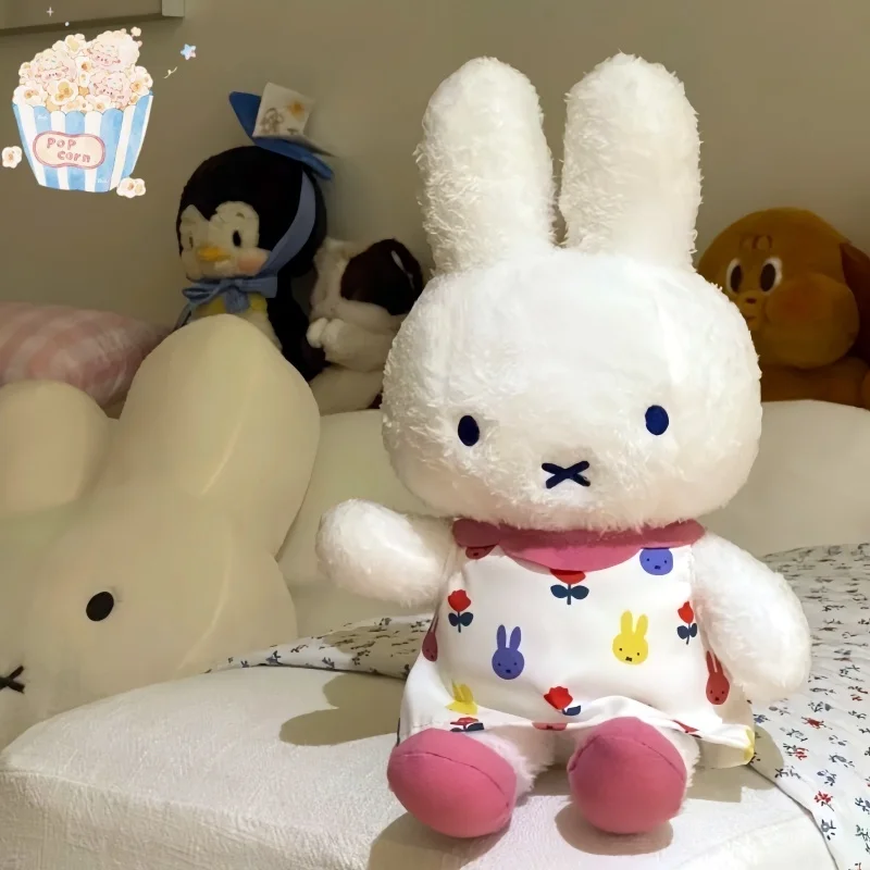 

Плюшевая игрушка Miffy Dressed Rabbit Miffy — милая подушка с мягким кроликом, прекрасный подарок-сюрприз на день рождения