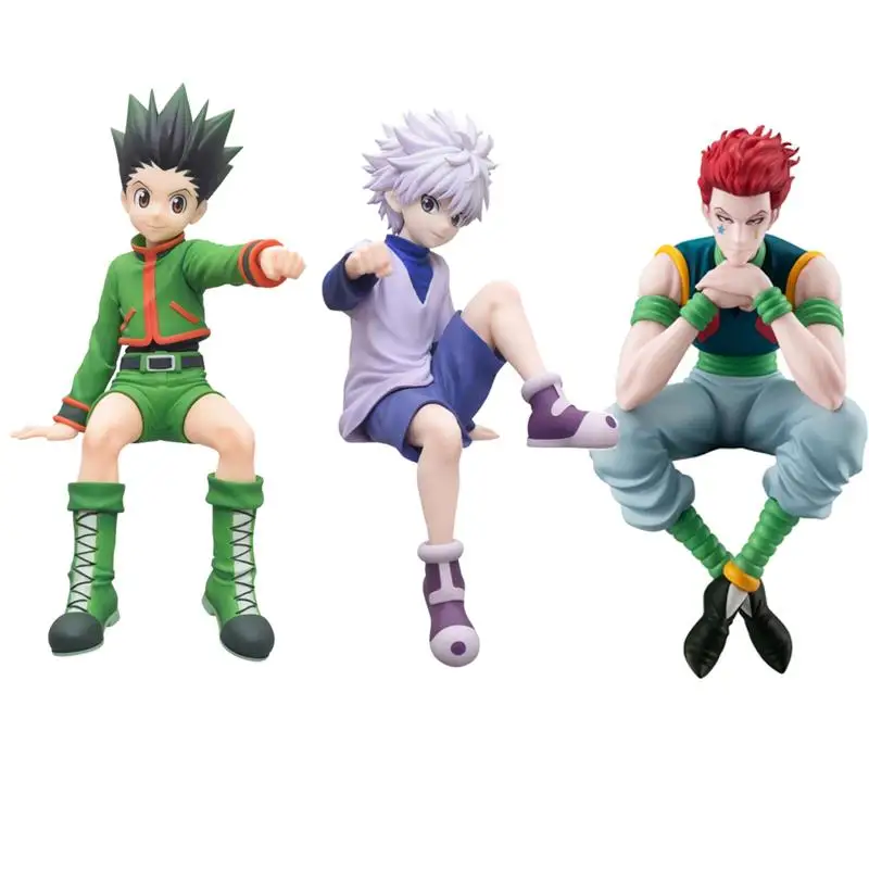 

FuRyu Original HUNTER Noodle Stopper Hisoka Gon Freecss Anime Action Figure Toys For Boys Girls Kids Children Birthday Gifts