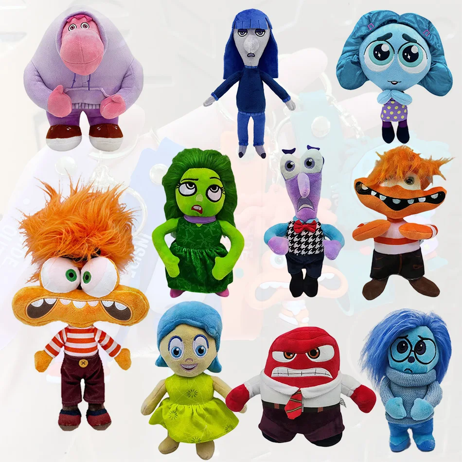 Figura de Anime de peluche Ennui, juguete de ansiedad, Envy, bochorno, juguete de acción, regalo para niños, Inside Out 2, nuevo