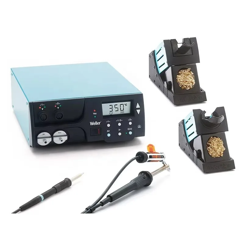 

TLF WELLER WR2002 Professional Rework Station Set 300W Including DSX80 Desoldering Iron and WP80 Soldering Iron