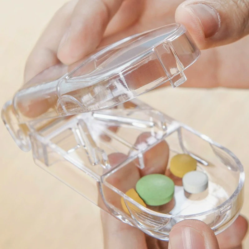 قطاعة الأدوية المحمولة، مقسم الجرعات، صندوق حبوب مريح لسهولة استهلاك الأدوية