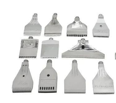 Stainless Steel 727 973 920 921 Flat Air Knife Nozzle 1/4'' 16 Holes Compressed Air Blowing Nozzle Jet Clean Blow Dry Nozzle