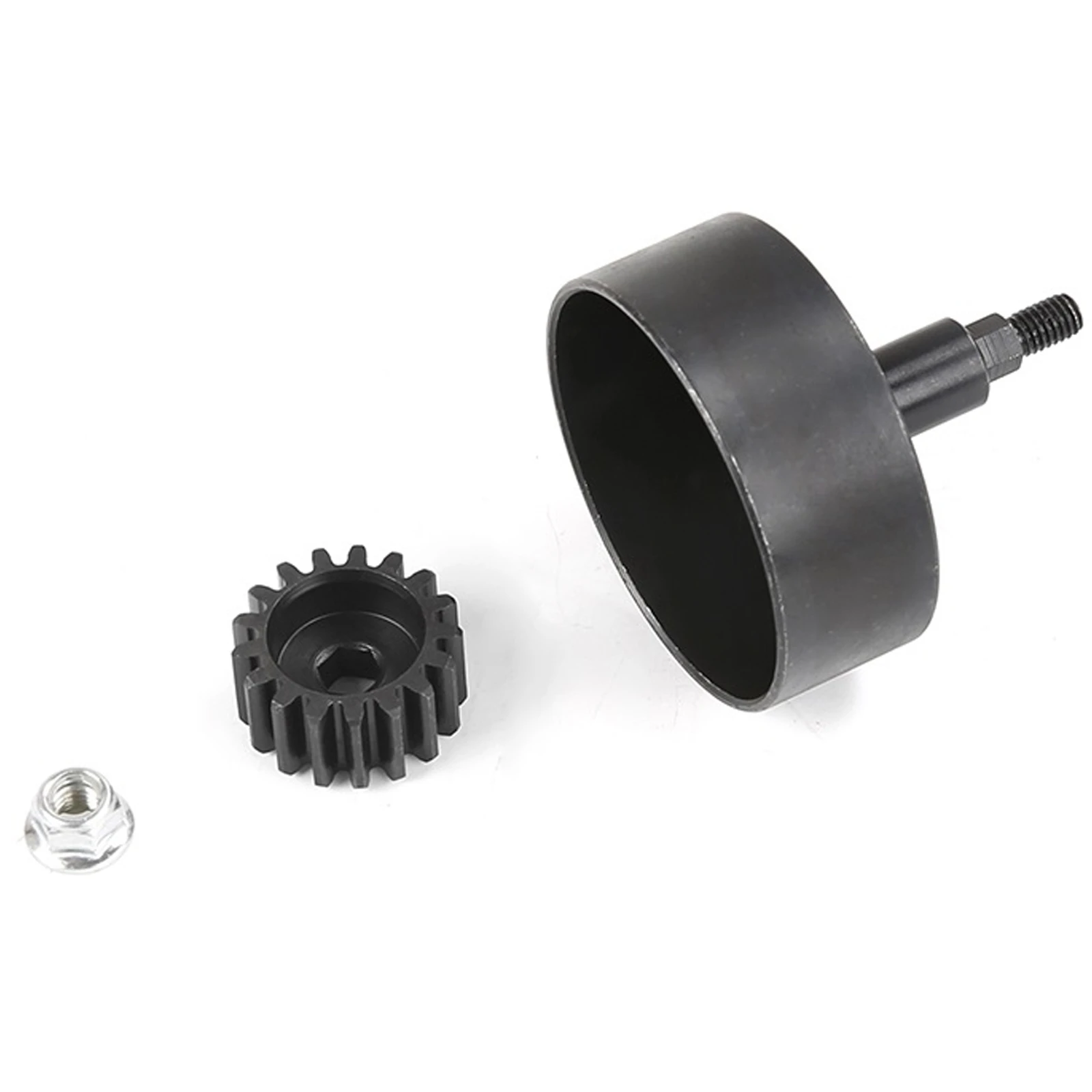 1/5 Scale For Rovan RC HD Clutch Bell & Pinion fits HPI Baja 5B 5T 5SC King Motor Buggy Black upgrade parts for RC models